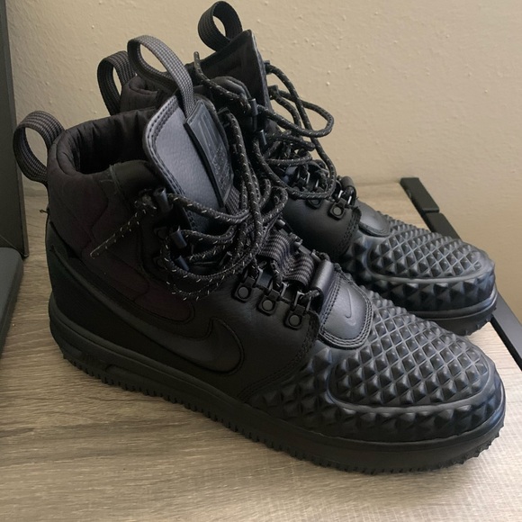 Nike Lunar Force 1 Duck Boot Black - Picture 1 of 7